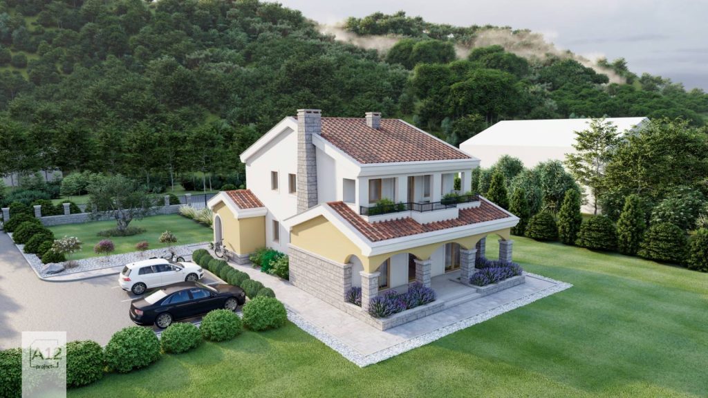 Idejno rješenje kuće Crna Gora